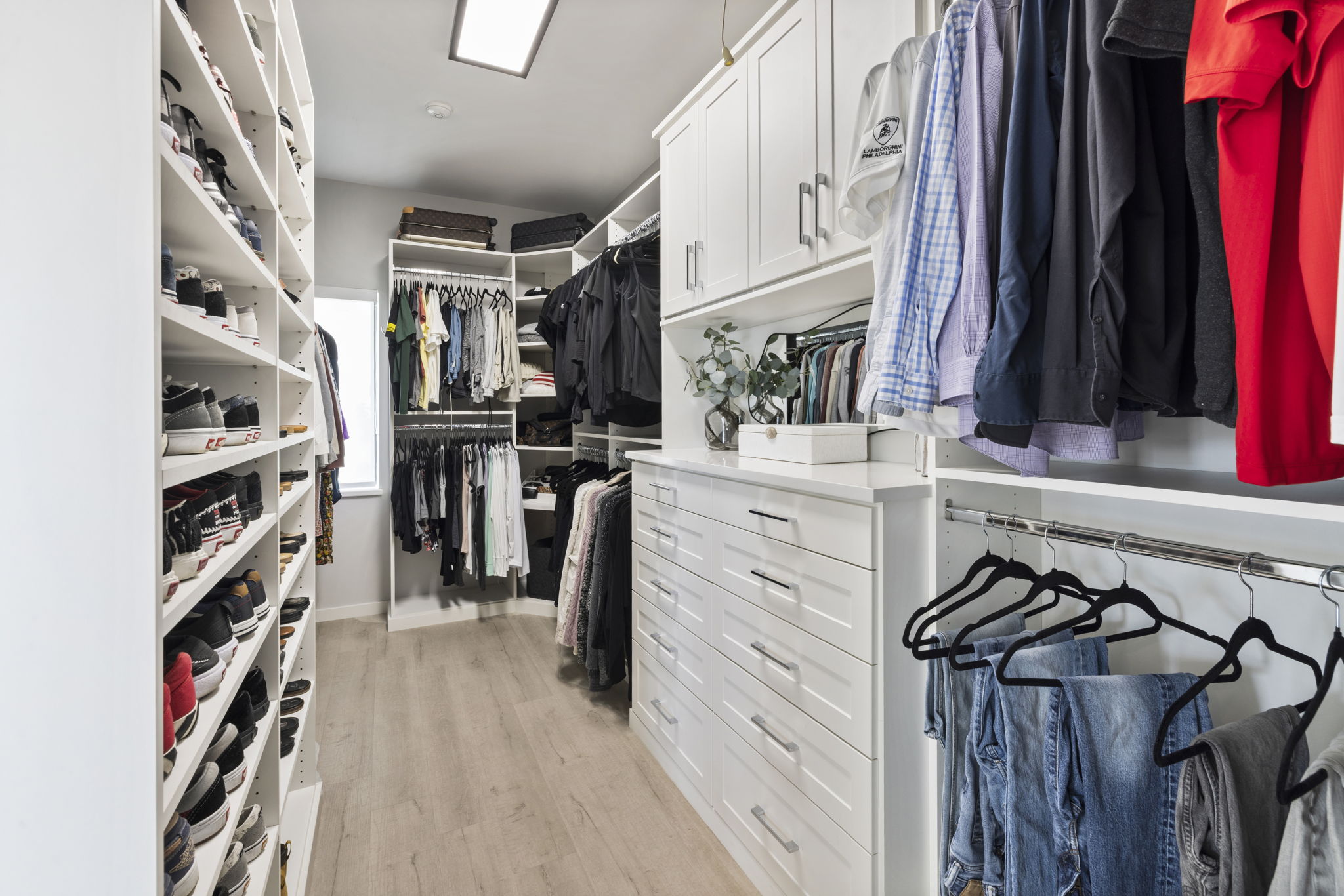 Custom Walk-In Closet Suite